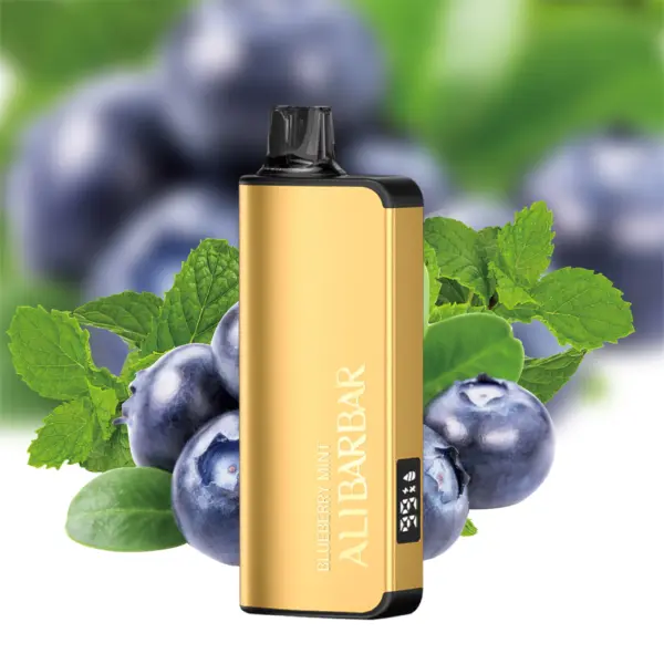 Alibarbar Ingot 9000 Puffs Disposable Vape Blueberry Mint Flavored Australia