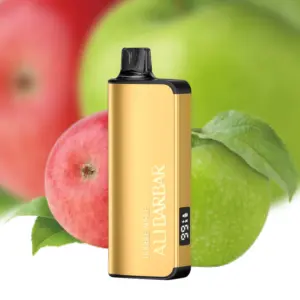 Alibarbar Ingot 9000 Puffs Disposable Vape Double Apple Flavored Australia