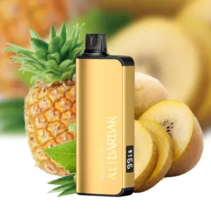 Alibarbar Ingot 9000 Puffs Disposable Vape Kiwi Pineapple Flavored Australia