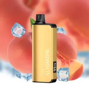 Alibarbar Ingot 9000 Puffs Disposable Vape Peach Ice Flavored Australia
