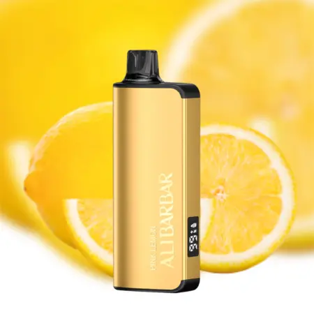 Alibarbar Ingot 9000 Puffs Disposable Vape Pink Lemon Flavored Australia