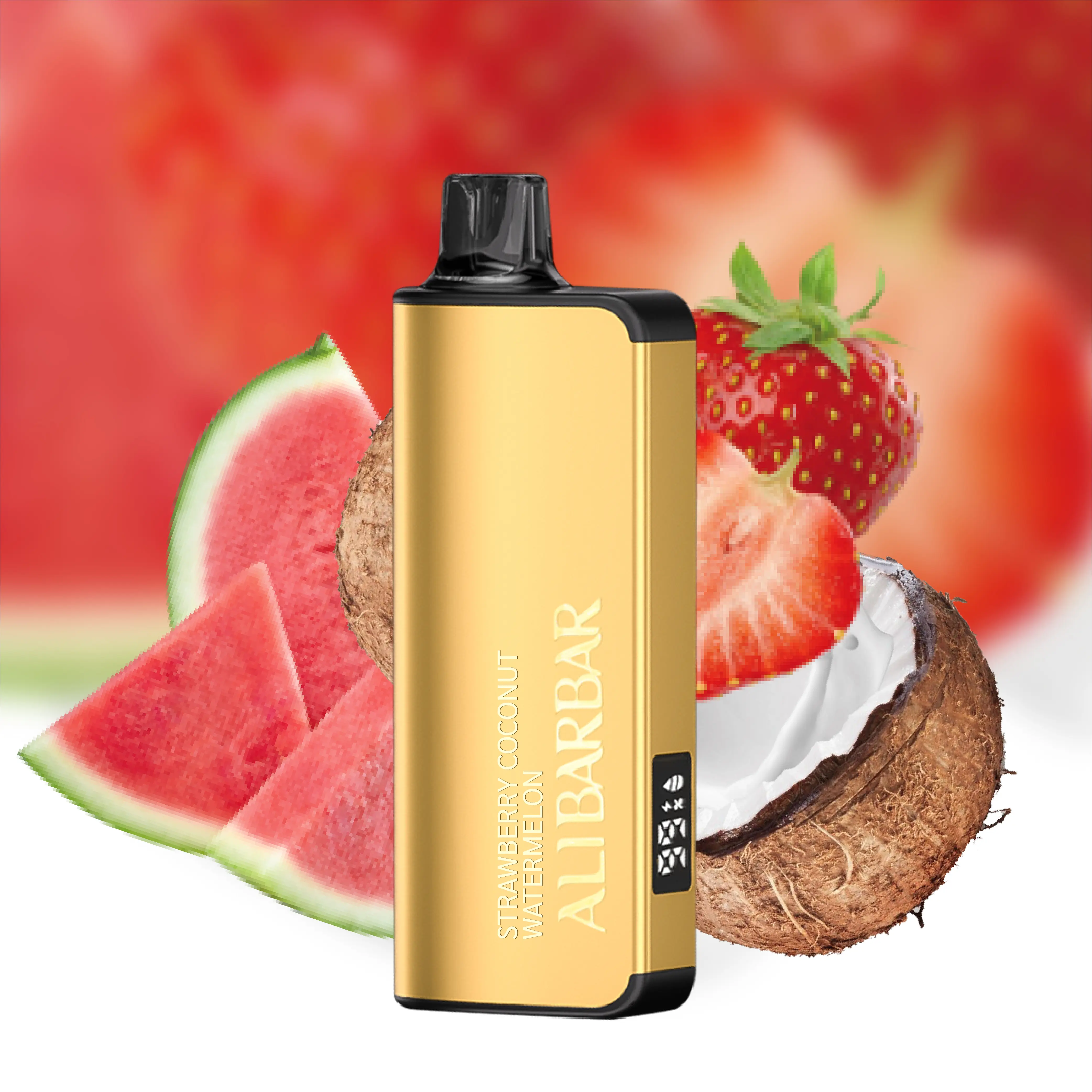 Alibarbar Ingot 9000 Puffs Disposable Vape Strawberry Coconut Watermelon Australia