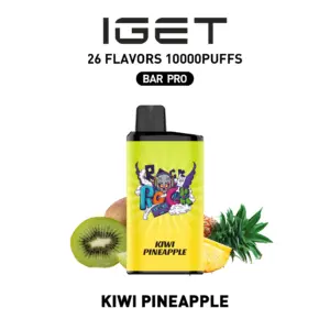 IGET BAR PRO 10000 Puffs KIWI PINEAPPLE Flavored Australia