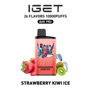 IGET BAR PRO 10000 Puffs STRAWBERRY KIWI ICE Flavored Australia