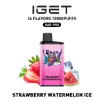 IGET BAR PRO 10000 Puffs STRAWBERRY WATERMELON ICE Flavored Australia