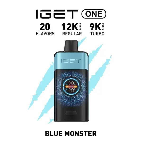 IGET ONE 12000 Puffs BLUE MONSTER Flavored Australia