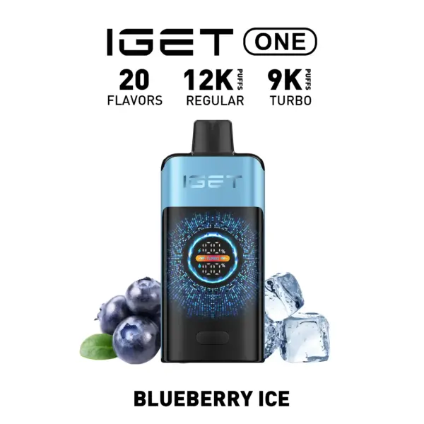 IGET ONE 12000 Puffs BLUEBERRY ICE Flavored Australia