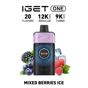 IGET ONE 12000 Puffs Mixed Berries Ice Flavored Australia