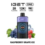 IGET ONE 12000 Puffs Raspberry Grape Ice Flavored Australia