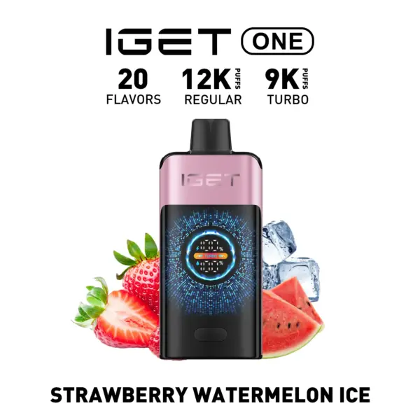 IGET ONE 12000 Puffs STRAWBERRY WATERMELON ICE Flavored Australia